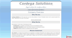 Desktop Screenshot of cordega.com